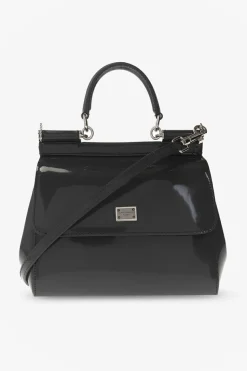 Dolce & Gabbana SZARY Torba na ramię ‘Sicily Small’