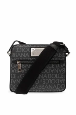 Dolce & Gabbana SZARY Torba na ramię z logo