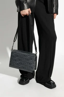 Dolce & Gabbana SZARY Torba na ramię z monogramem