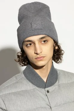 Dolce & Gabbana SZARY Wełniana czapka