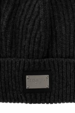 Dolce & Gabbana SZARY Wełniana czapka