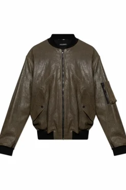Dolce & Gabbana ZIELONY Kurtka typu `bomber`