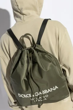 Dolce & Gabbana ZIELONY Plecak z logo