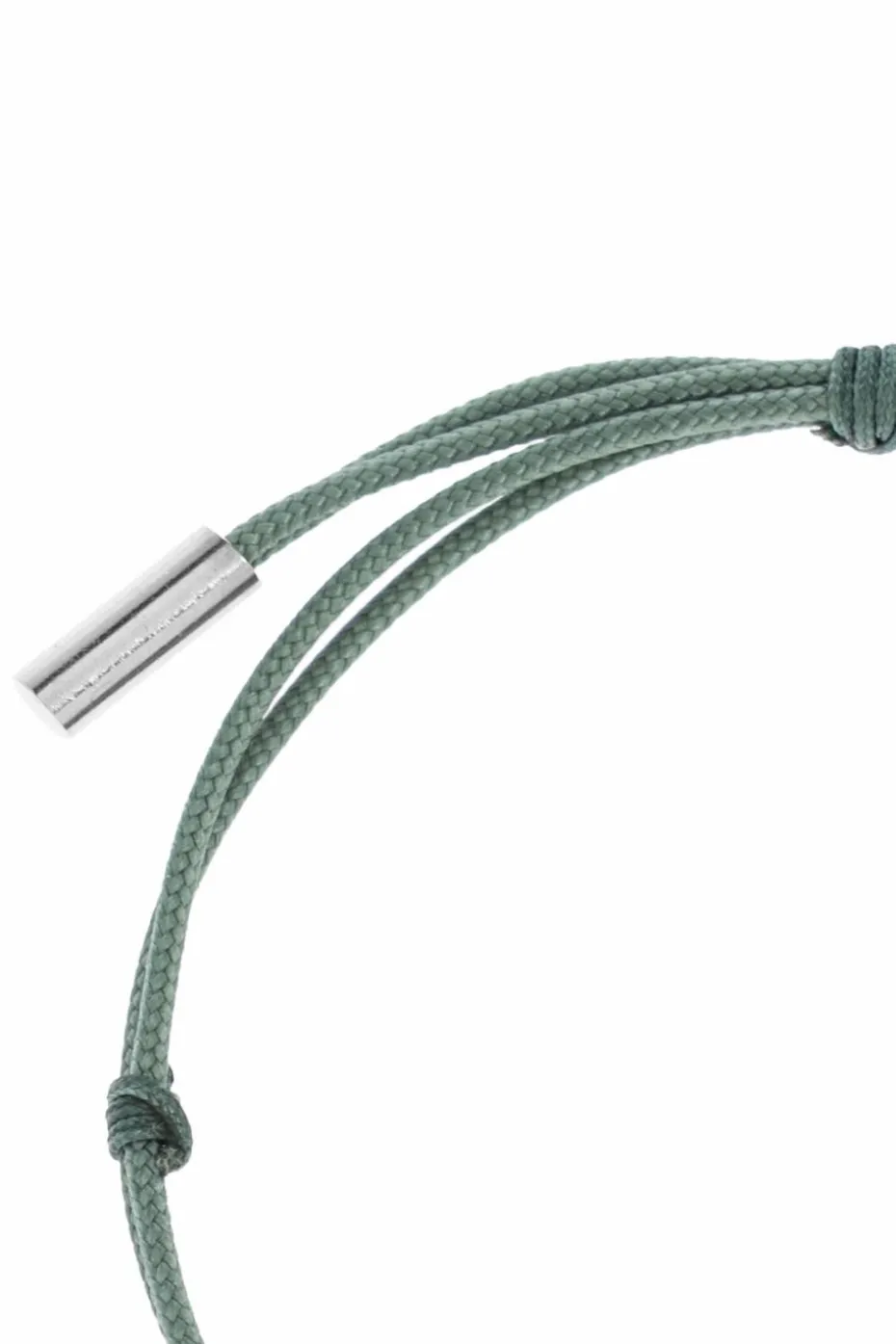 Dolce & Gabbana ZIELONY Regulowana bransoleta z logo