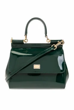 Dolce & Gabbana ZIELONY Torba na ramię ‘Sicily Medium’