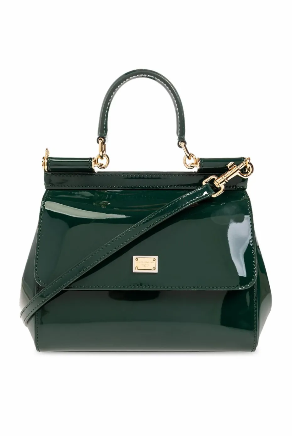 Dolce & Gabbana ZIELONY Torba na ramię ‘Sicily Medium’