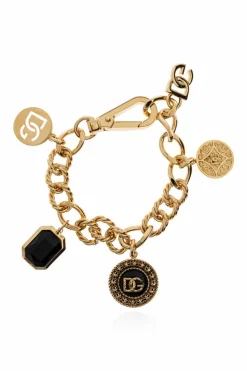 Dolce & Gabbana ZŁOTY Bransoleta z zawieszkami