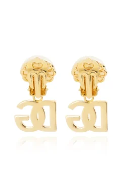 Dolce & Gabbana ZŁOTY Klipsy z logo