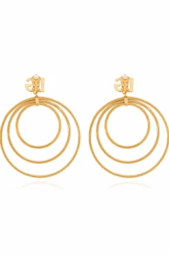Dolce & Gabbana ZŁOTY Klipy z logo