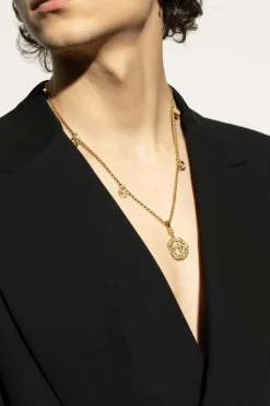 Dolce & Gabbana ZŁOTY Mosiężny naszyjnik