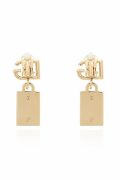 Dolce & Gabbana ZŁOTY Mosiężne klipsy