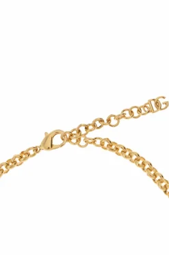 Dolce & Gabbana ZŁOTY Naszyjnik z perłami