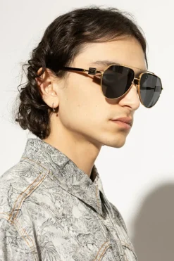 Dolce & Gabbana ZŁOTY Okulary przeciwsłoneczne