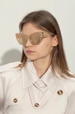 Dolce & Gabbana ZŁOTY Okulary przeciwsłoneczne z limitowanej edycji