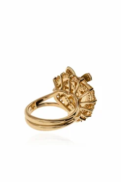 Dolce & Gabbana ZŁOTY Pierścień z diamentami