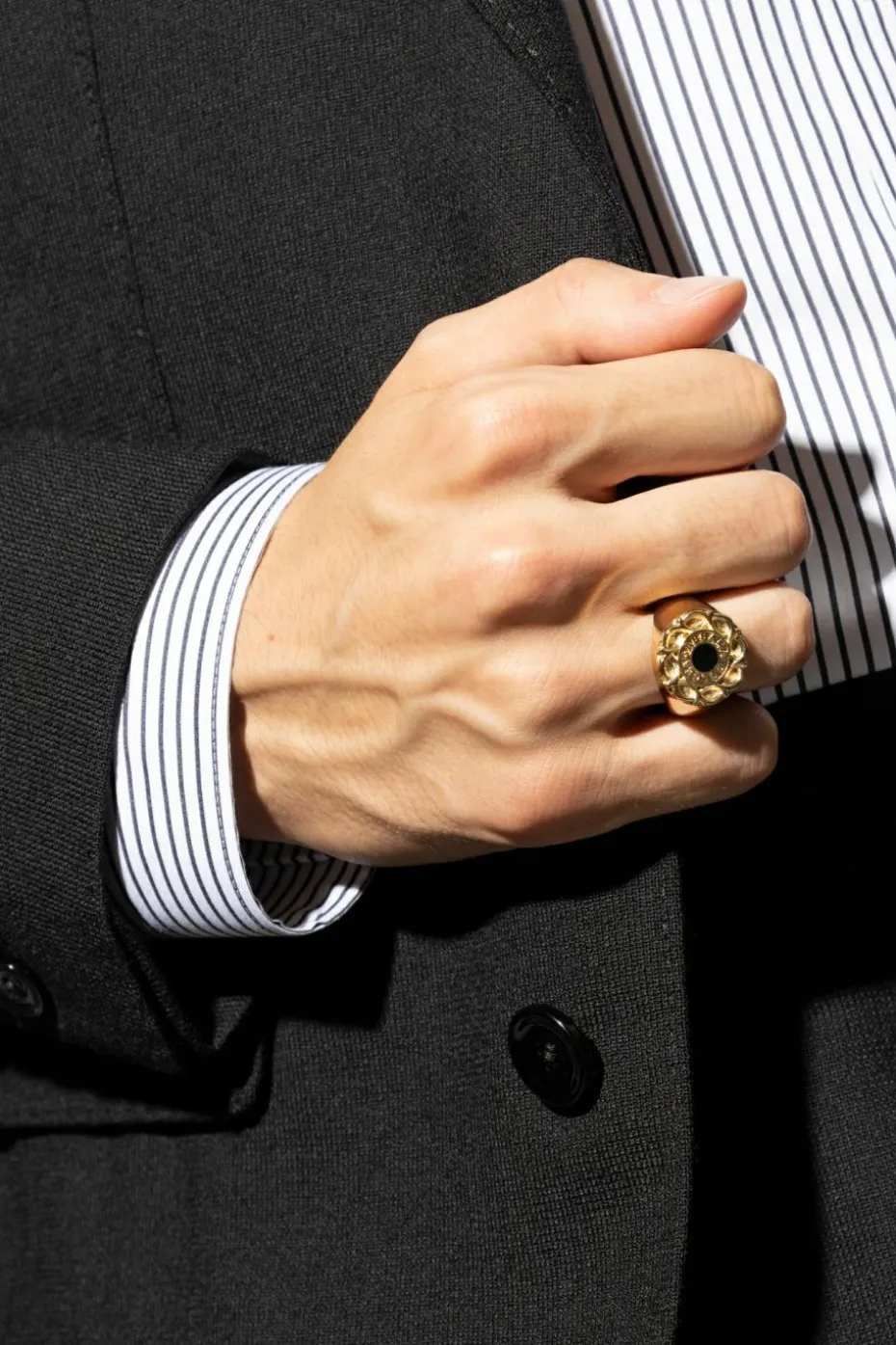 Dolce & Gabbana ZŁOTY Sygnet z logo