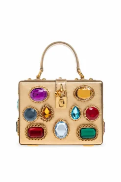 Dolce & Gabbana ZŁOTY Torba do ręki ‘Dolce Box’