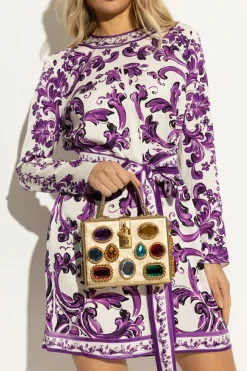 Dolce & Gabbana ZŁOTY Torba do ręki ‘Dolce Box’