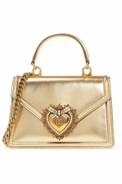 Dolce & Gabbana ZŁOTY Torba na ramię ‘Devotion’