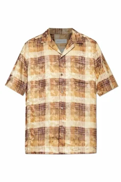 Dries Van Noten beżowy Koszula z kieszeniami