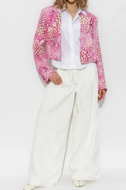 Dries Van Noten BIAŁY Bawełniana koszula