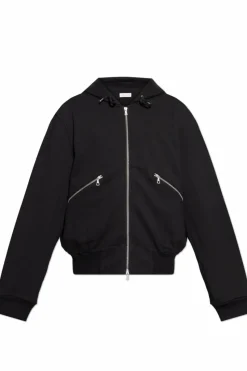 Dries Van Noten CZARNY Bluza z kapturem