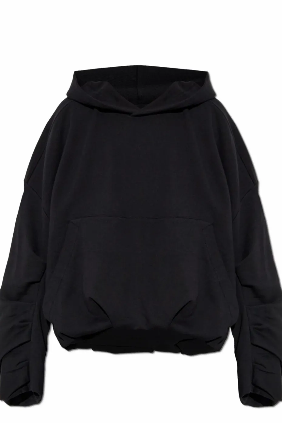 Dries Van Noten CZARNY Bluza z kapturem