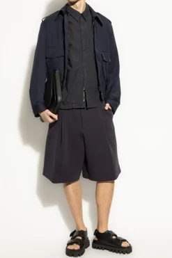 Dries Van Noten CZARNY Koszula z kieszenią