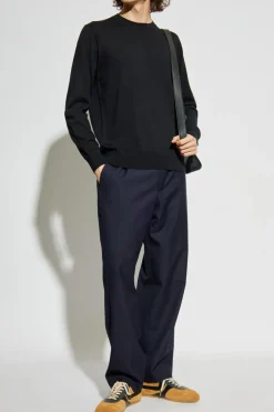 Dries Van Noten CZARNY Wełniany sweter