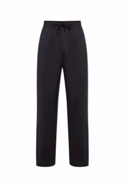Dries Van Noten GRANATOWY Spodnie dresowe