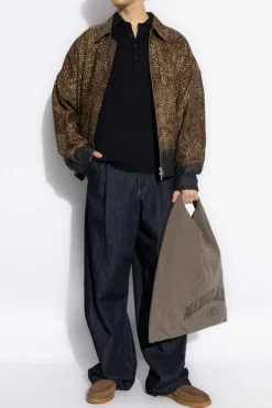 Dries Van Noten GRANATOWY Polo `Midland`