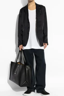 Dries Van Noten GRANATOWY Marynarka `Bilbo`