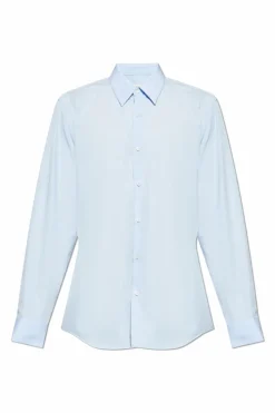 Dries Van Noten jasnoniebieski Koszula z długim rękawem