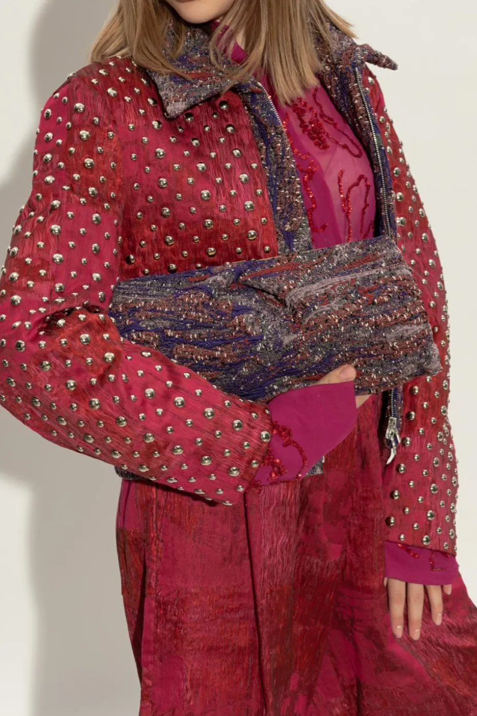 Dries Van Noten MULTIKOLOR Torba do ręki