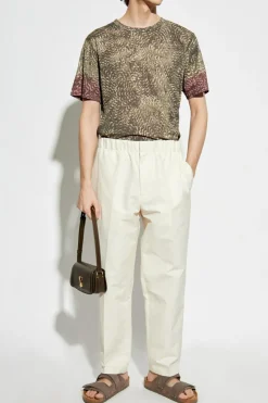 Dries Van Noten MULTIKOLOR Wzorzysty t-shirt