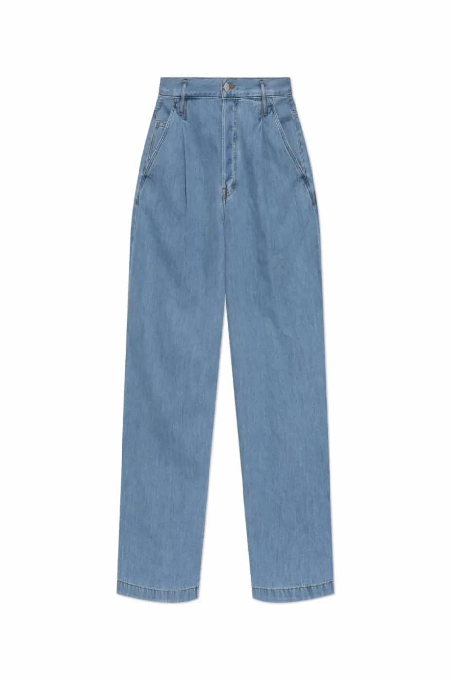 Dries Van Noten NIEBIESKI Jeansy z prostymi nogawkami