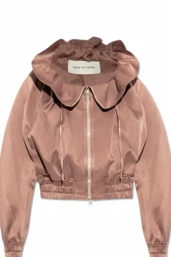 Dries Van Noten RÓŻOWY Kurtka `Voly`