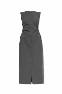 Dries Van Noten SZARY Sukienka `Dilby`