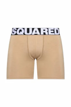 Dsquared2 beżowy Bokserki z logo