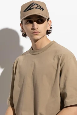 Dsquared2 beżowy Czapka z daszkiem