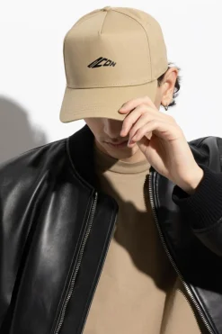 Dsquared2 beżowy Czapka z daszkiem