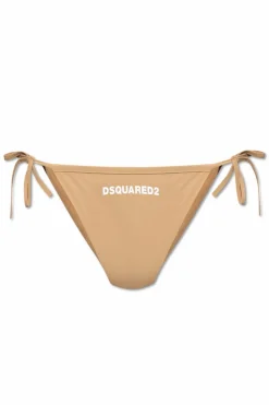 Dsquared2 beżowy Dół od kostiumu kąpielowego