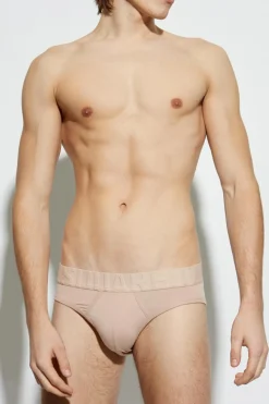 Dsquared2 beżowy Figi z logo