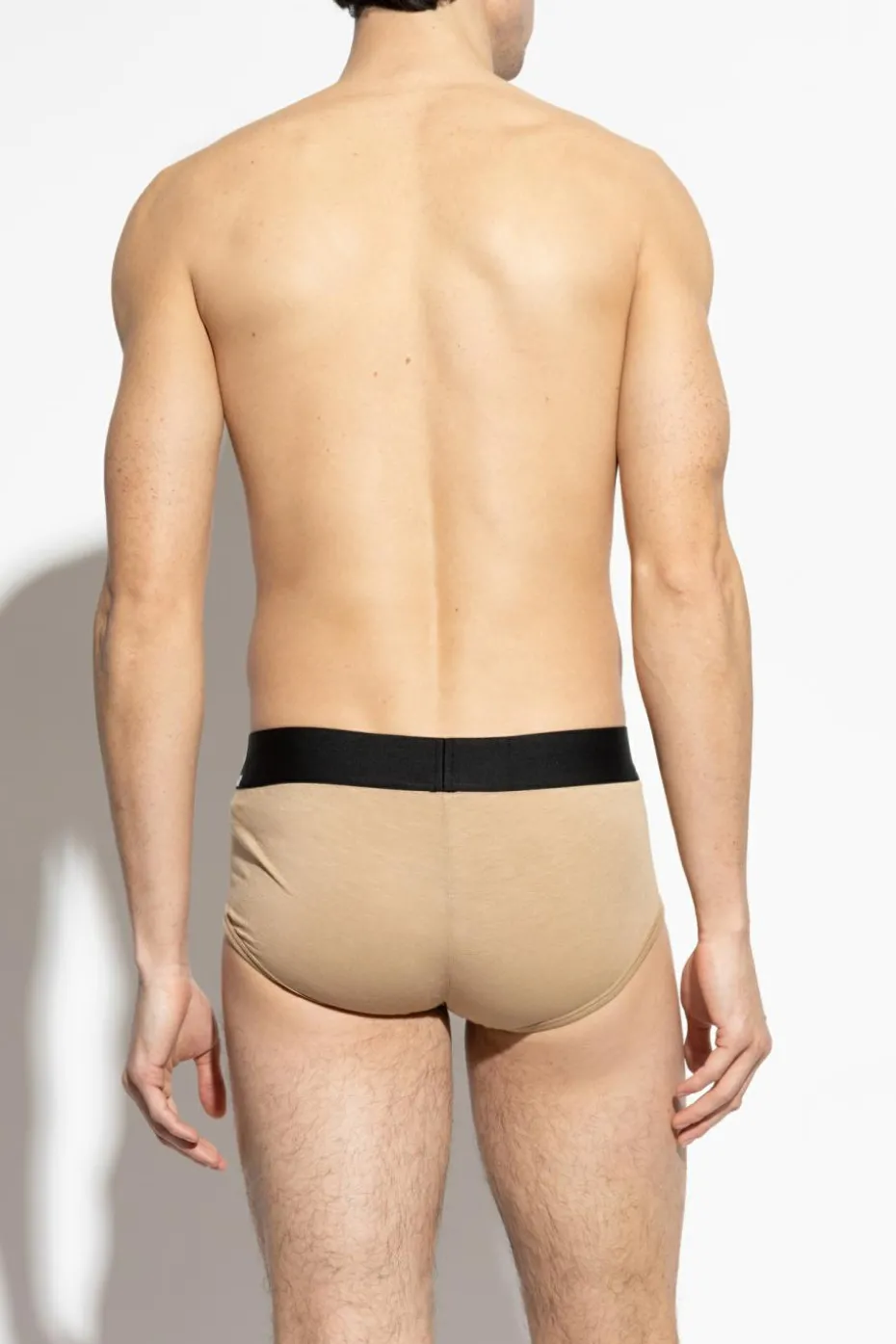 Dsquared2 beżowy Slipy z logo