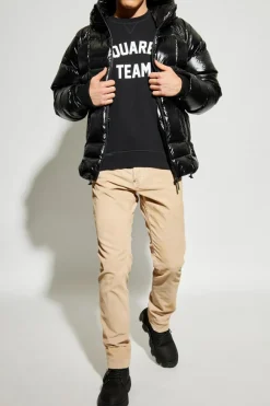 Dsquared2 beżowy Spodnie `Cool Guy`
