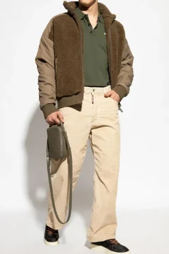 Dsquared2 beżowy Spodnie `Loose`