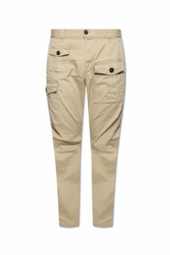 Dsquared2 beżowy Spodnie typu ‘cargo’