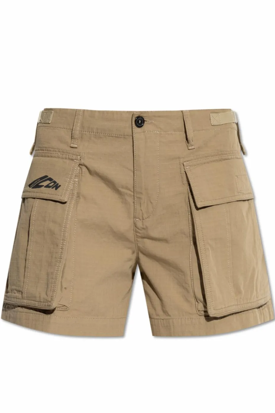 Dsquared2 beżowy Szorty typu `cargo`