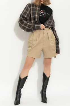 Dsquared2 beżowy Szorty typu `Baggy`