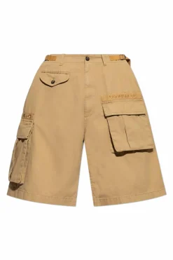 Dsquared2 beżowy Szorty z kieszeniami
